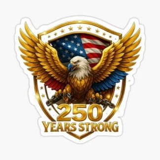 UNITED STATES 250th anniversary MILITARY DECAL  STICKER  CAR TRUCK Laptop