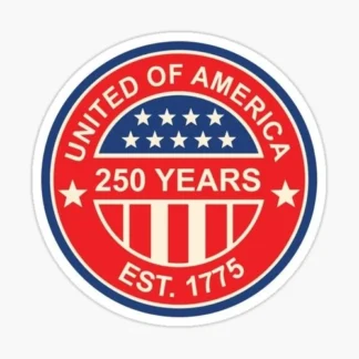 UNITED STATES 250th anniversary MILITARY DECAL  STICKER  CAR TRUCK Laptop