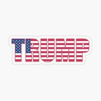 TRUMP president Sticker laptop/ tumbler / wall sticker