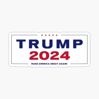 TRUMP 2024 maga president Sticker laptop/ tumbler / wall sticker