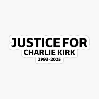 3x pack of Justice for Charlie Kirk united states of America  Trump MAGA USA