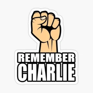 3x pack of Remember Charlie Kirk  fist up sticker united states America  Trump