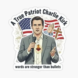 True patriot Charlie Kirk united states of America  Trump MAGA USA biden