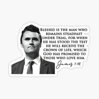 james 1:12 Charlie Kirk united states of America  Trump MAGA USA biden