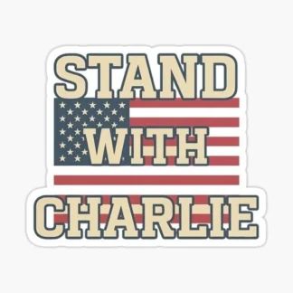 stand with  Charlie Kirk united states of America  Trump MAGA USA biden