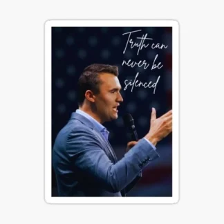 truth Charlie Kirk  united states of America  Trump MAGA USA biden sticker