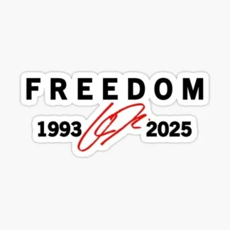 3x Freedom Charlie Kirk sticker  united states of America  Trump MAGA USA biden