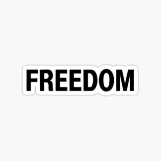 freedom Charlie Kirk sticker united states of America  Trump MAGA USA biden