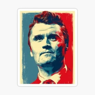 Charlie Kirk sticker united states of America  Trump MAGA USA biden