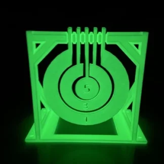 Glow Airsoft/ Nerf Spin-around Target Indoor airsoft target practice Mountable