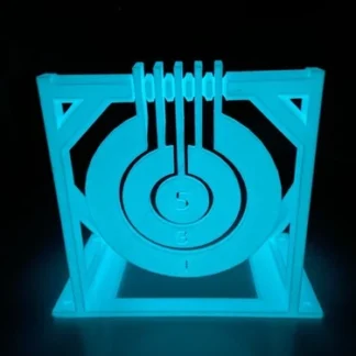 Glow Airsoft/ Nerf Spin-around Target Indoor airsoft target practice Mountable