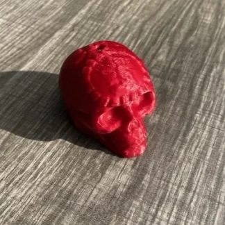 LOUD Aztec Mayan Death Whistle Skull With Lanyard Loop Made In USA Florescent