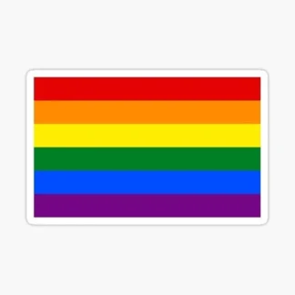Pride flag stickerRainbow Cute Fun Love Is Love Sticker