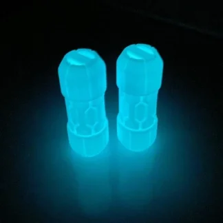 2x Outdoor Survival EDC GLOW Pill Case Capsule,Seal Bottle Container Box New Co