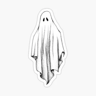 ghost halloween sticker spooky season