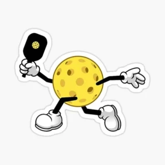 pickleball sports sticker funny cool