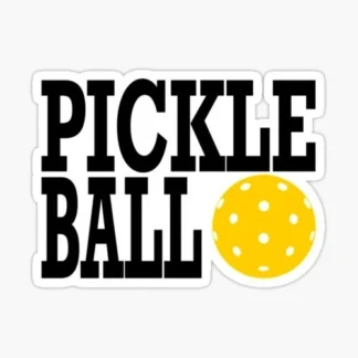 pickleball sports sticker funny cool