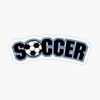 soccer ball Sticker laptop/ tumbler / wall sticker