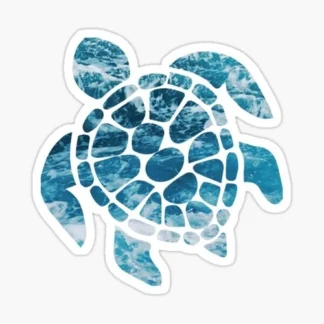 ocean Sea Turtle Animal Die Cut Laptop Decal Sticker - FREE SHIPPING