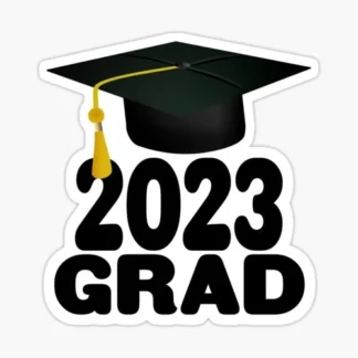 2023  graduation Vinyl  Sticker  cup Window Bumper Wall Laptop