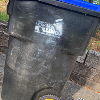 Pair of Trash Can Wire Wheels